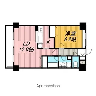 ウィルテラス千葉中央【7階】の間取り