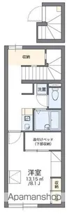 レオパレスかわごえ 参【2階】の間取り