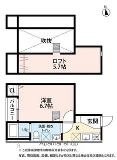 シャンテスクエア保春院前丁Ⅰ【1階】の間取り
