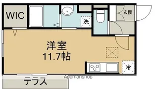 プラシード(岸町)【1階】の間取り