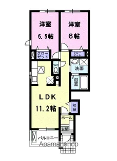 メゾン華Ⅲ【1階】の間取り