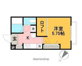 ププレ・カーサ【1階】の間取り