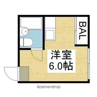 大宝MINTIA深江橋【307号室】の間取り