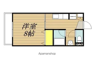 エスポワールハヤシ B【1階】の間取り