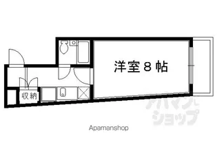 サントーレ紫野【101号室】の間取り