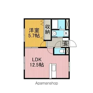 カームハウス【1階】の間取り