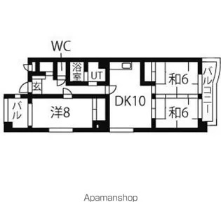 コーポみやぎ野【2階】の間取り