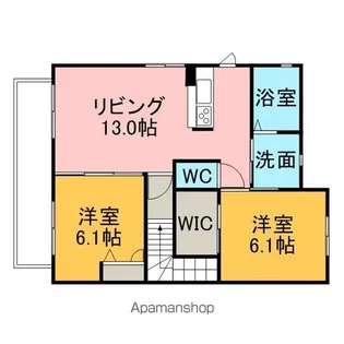 シティーライフ白沢【2階】の間取り