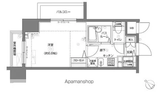 フェニックス横濱関内BAY MARKS【8階】の間取り
