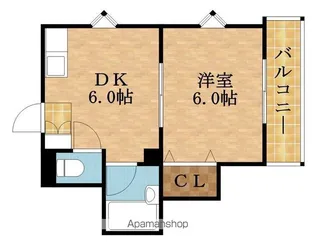 セベ森小路【301号室】の間取り