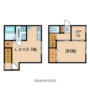 PLANTA 中目黒【1階】の間取り