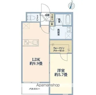 ウェルスクエア豊中本町【2階】の間取り