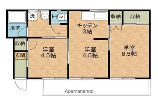 コーポ綿屋【東号室】の間取り