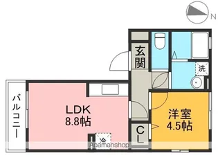 リオン【1階】の間取り
