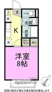 BON MARCHE【107号室】の間取り