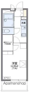 レオパレスグランシャリオ【3階】の間取り