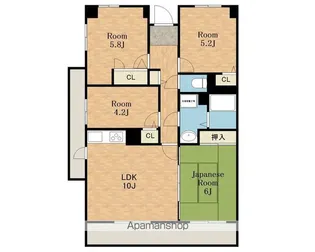 WEST関空泉南ハイツ【1101号室】の間取り