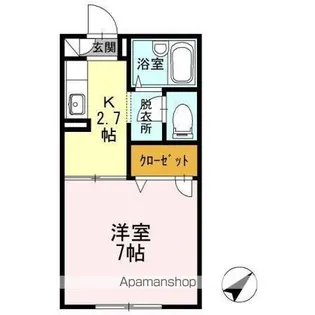 ディアス・ナガタ【2階】の間取り