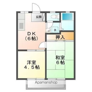 シティおかやま【203号室号室】の間取り