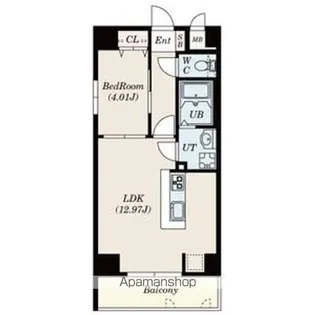 古出来エンブルコート【7階】の間取り