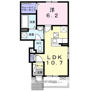 SK パレス【1階】の間取り