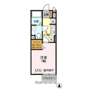 ヴィラ・グランメール【2階】の間取り