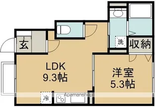 アステール【1階】の間取り
