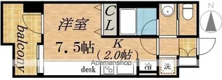 ラヴィータ410【8階】の間取り