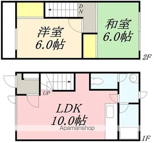 メゾン東浜【1階】の間取り