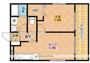 サーブハウス【201号室号室】の間取り