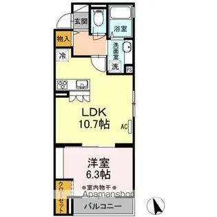 レジデンス葛西II【3階】の間取り