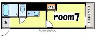 第20深川ビル【302号室】の間取り