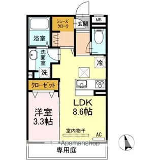 ARIA【1階】の間取り