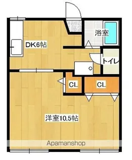 フォーブル中原【1階】の間取り