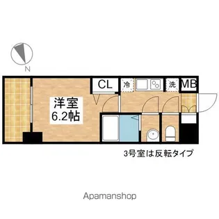 MAXIV東別院【3階】の間取り
