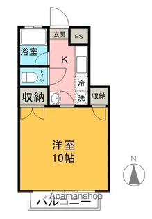 CASAマサキF棟【101号室】の間取り