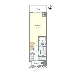 ラクラス中野富士見町【3階】の間取り