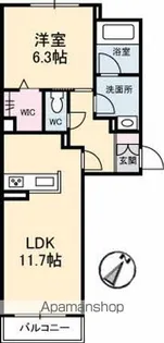 エクレールE【2階】の間取り