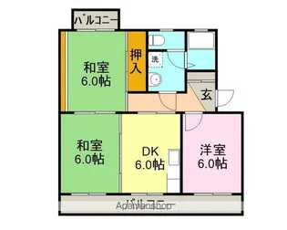 リバーヒルⅡ【1階】の間取り