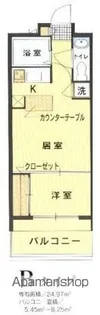 エステートモア・天神サクセス【13階】の間取り