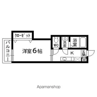 コンフォート永和台【103号室】の間取り