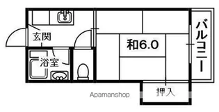 プラ・ディオ東香里【2階】の間取り