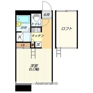 桧町セプレ【207号室】の間取り