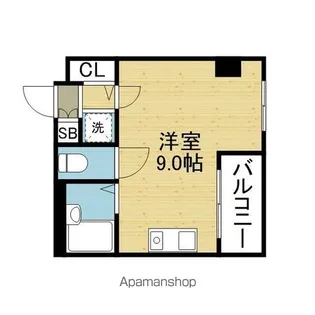 カトルセゾン四季【6階】の間取り
