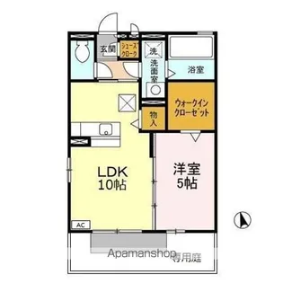 ドゥ ボナール岩船【1階】の間取り