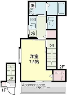 ベル・フルール【201号室号室】の間取り