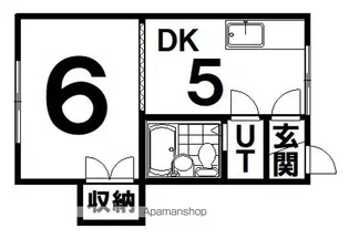 明日来A【105号室】の間取り