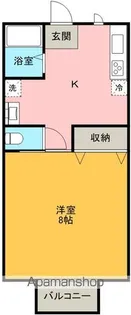 GROW讃岐富士【B-2号室】の間取り