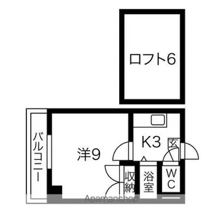 アーバンポイント千歳【303.号室】の間取り