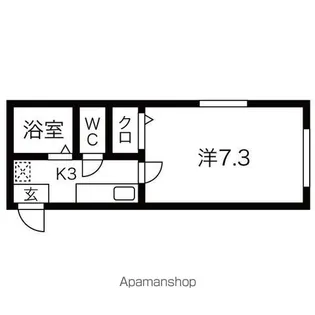 デュークエリート【1階】の間取り